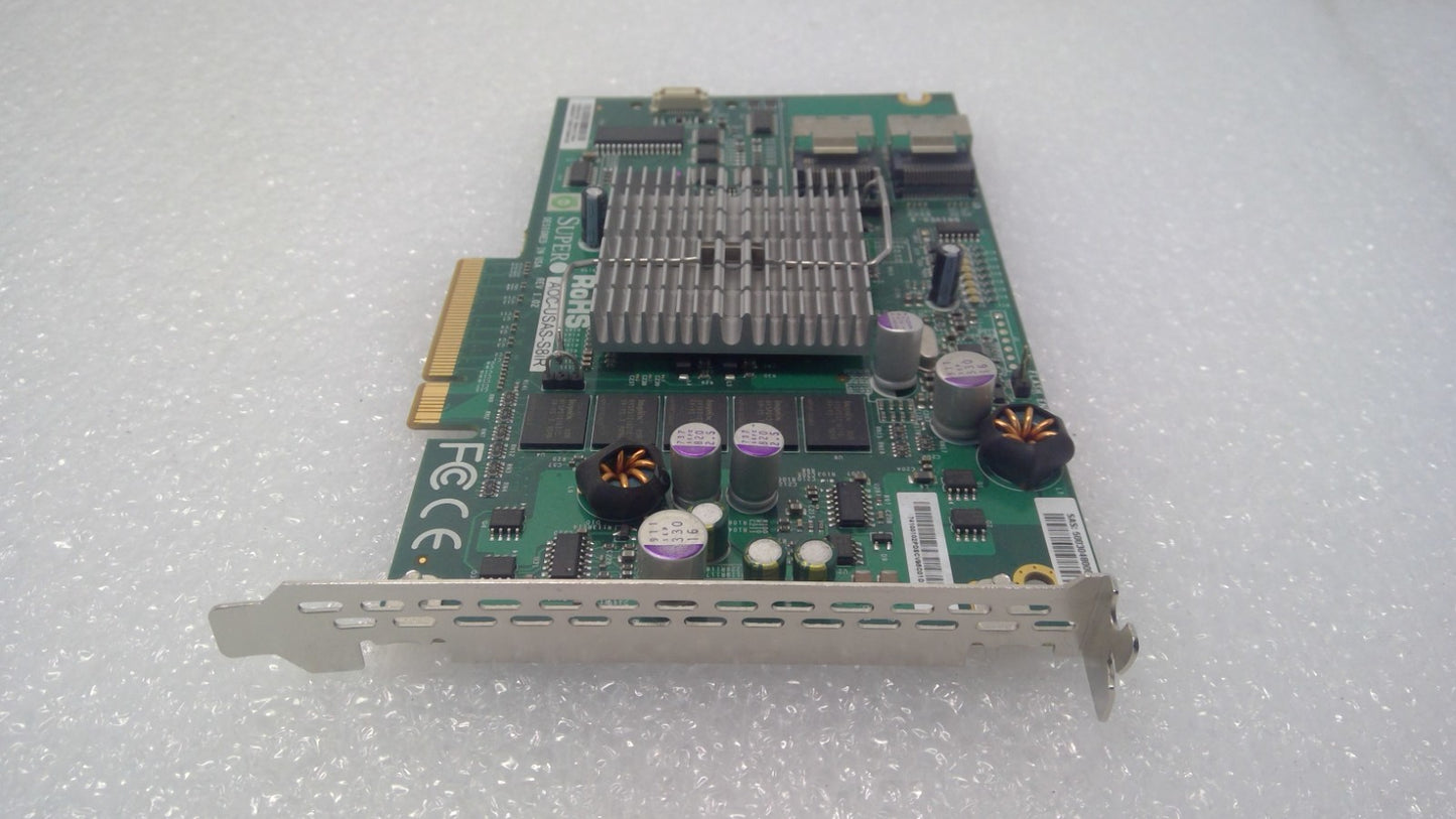Supermicro AOC-USAS-S8IR 8-Port 3Gb/s SAS PCIe 533MHz RAID Controller