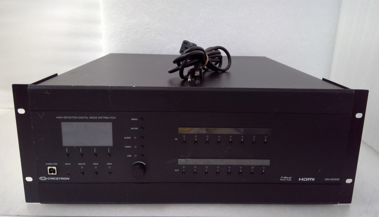 Crestron DM-MD8X8 HD Digital Media Distribution 2X DMC-HD 2X DMC-C