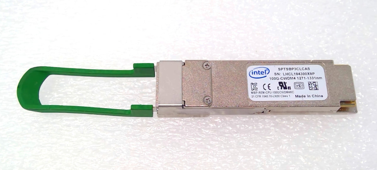 Intel SPTSBP3CLCAS 100G CWDM4 QSFP28 TRANSCEIVER MODULE