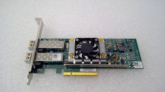 DELL 0N20KJ / 0Y40PH BCM57810S 10GB DUAL PORT PCIE NETWORK CARD W/ 2x SFP