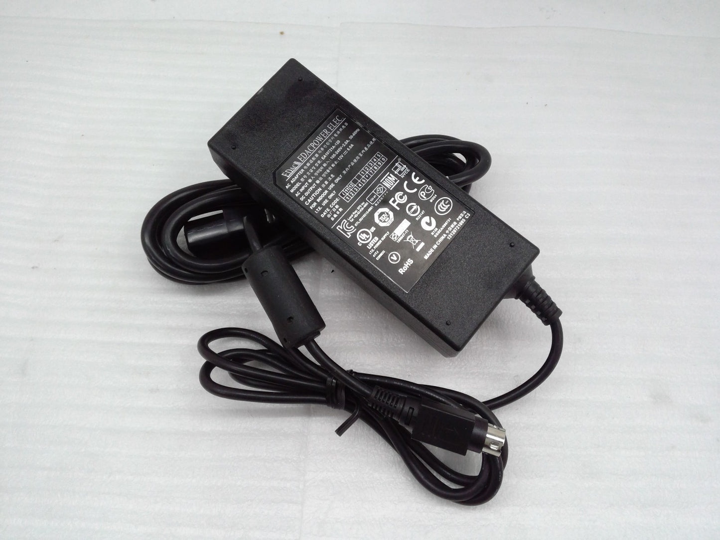 Original EDAC 12V 6A AC Adapter EA10721A-120 Power Supply  Charger 4-Pin