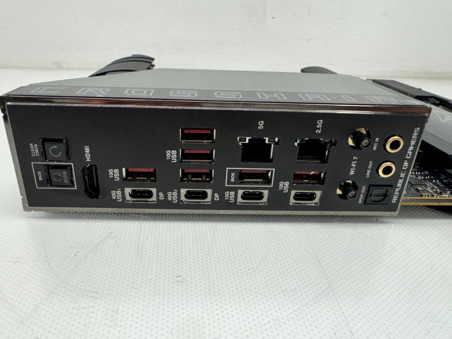 ROG CROSSHAIR X870E HERO Socket AM5 DDR5 PCIE 5.0 x 16 Motherboard