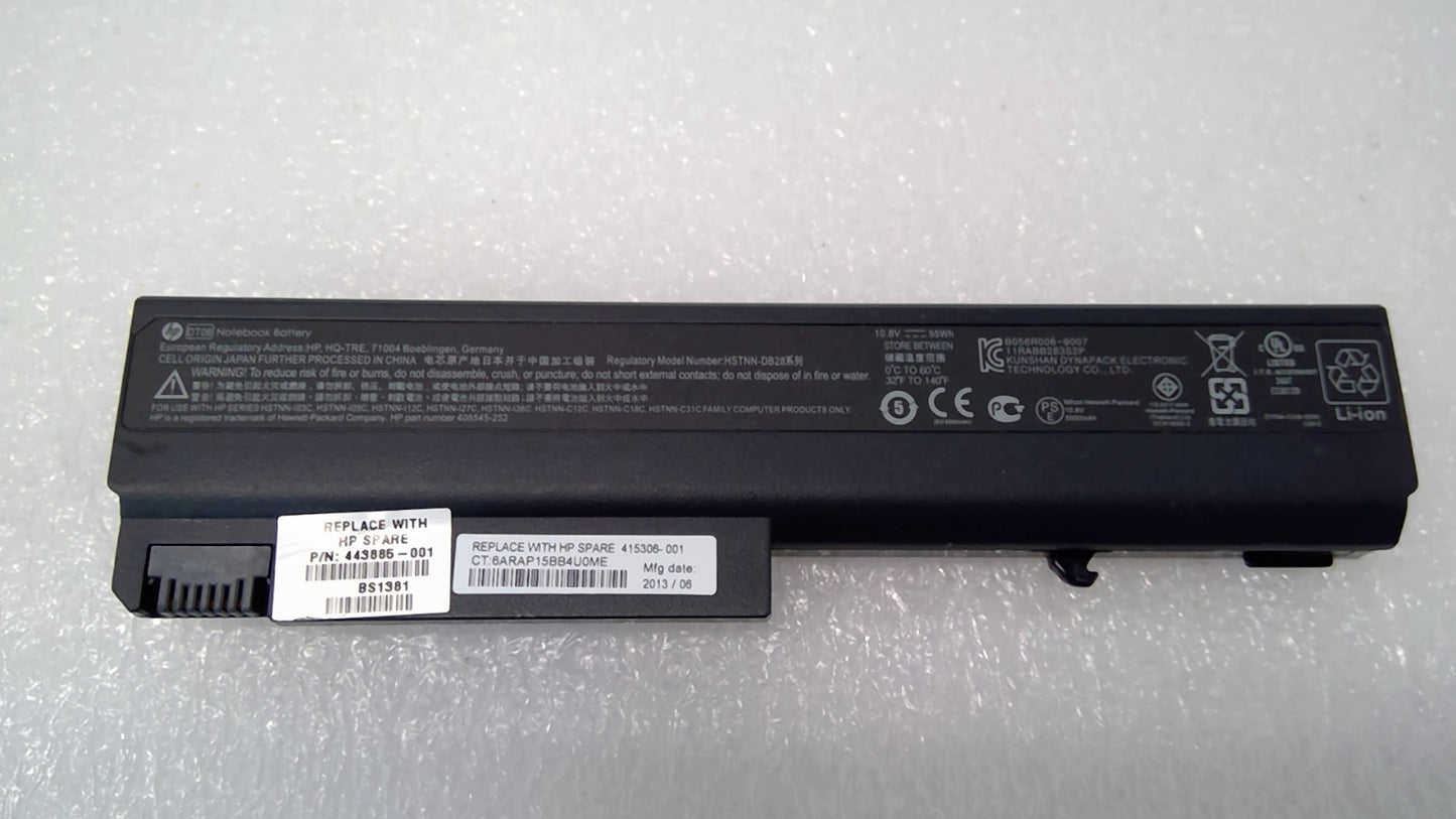 Genuine HP Laptop Battery DT06 HSTNN-DB28 for 6910p 6510b 6515b 6710b 10.8V 55Wh
