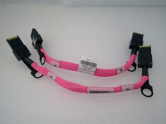 Molex 2004331007 High Speed Data Cable 16001217-01 30AWG 0.33M PINK Braid *read*