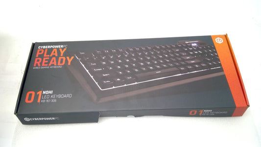 CyberPowerPC PLAY READY 01 Gaming NOHI LED Wired Keyboard KB-161-306