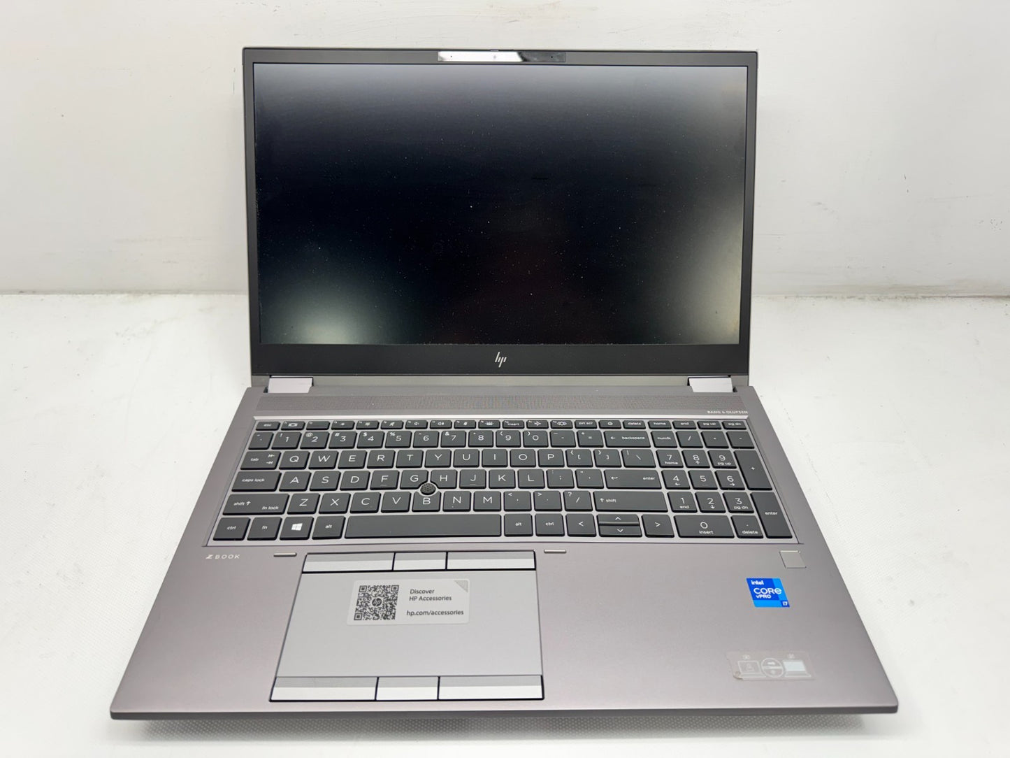 HP Zbook Fury G8 Intel i7-11850H@2.2GHz 16G 256 SSD T1200 NO/AC *READ*