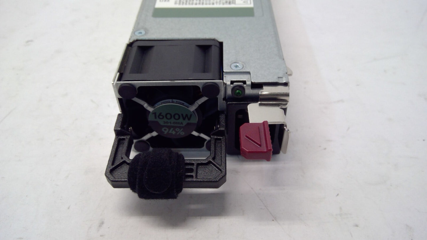 Lot of 2 HP 863373-001 1600W 80 Plus Platinum Power Supply HSTNS-PR62 830270-301