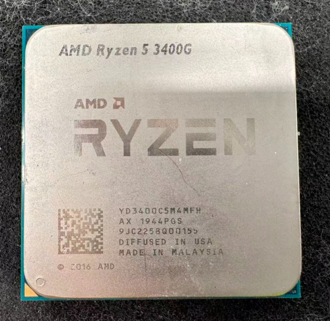 *For parts* lot of 5 AMD Ryzen 5 3400G 3.7GHz, 4-Core, 8-Thread Socket AM4