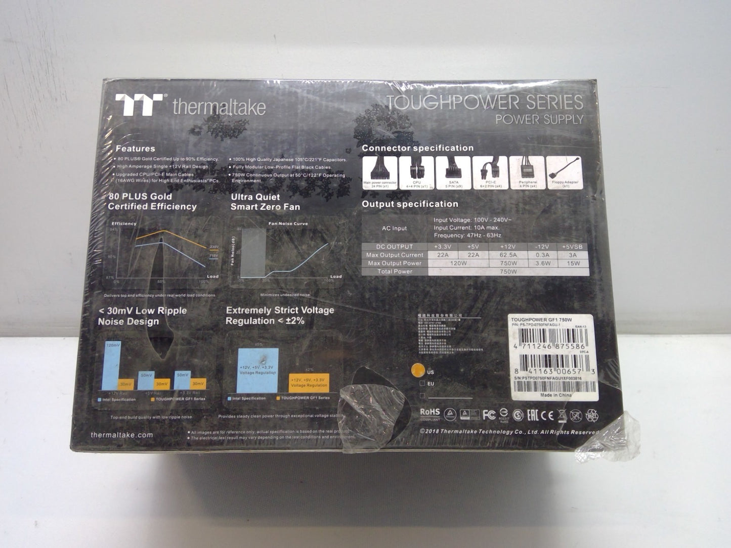 Thermaltake Toughpower GF1 750W  SERIES Power Supply