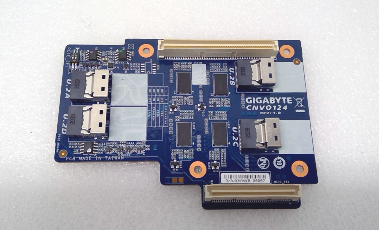 Gigabyte CNV0124 4-Port NVMe OCP Mezzanine Card R281-N40 CL2200 Upgrade