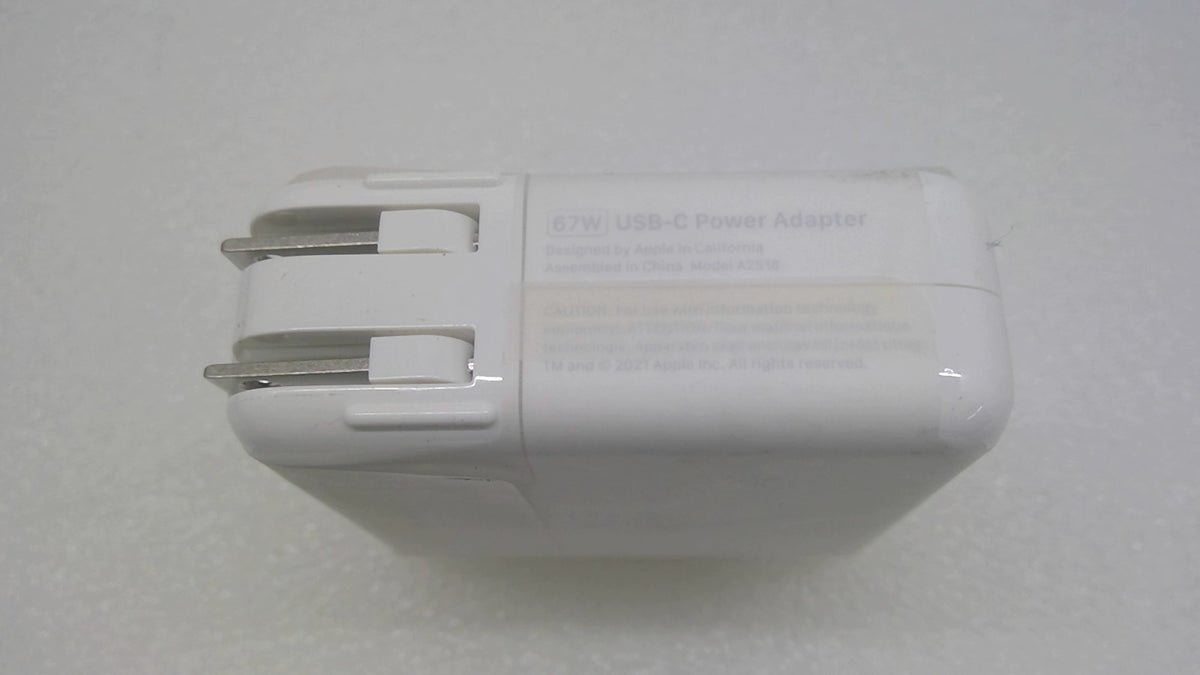 New OEM Apple 67W USB-C Power Adapter  Wall Charger Fast For Macbook  A2518