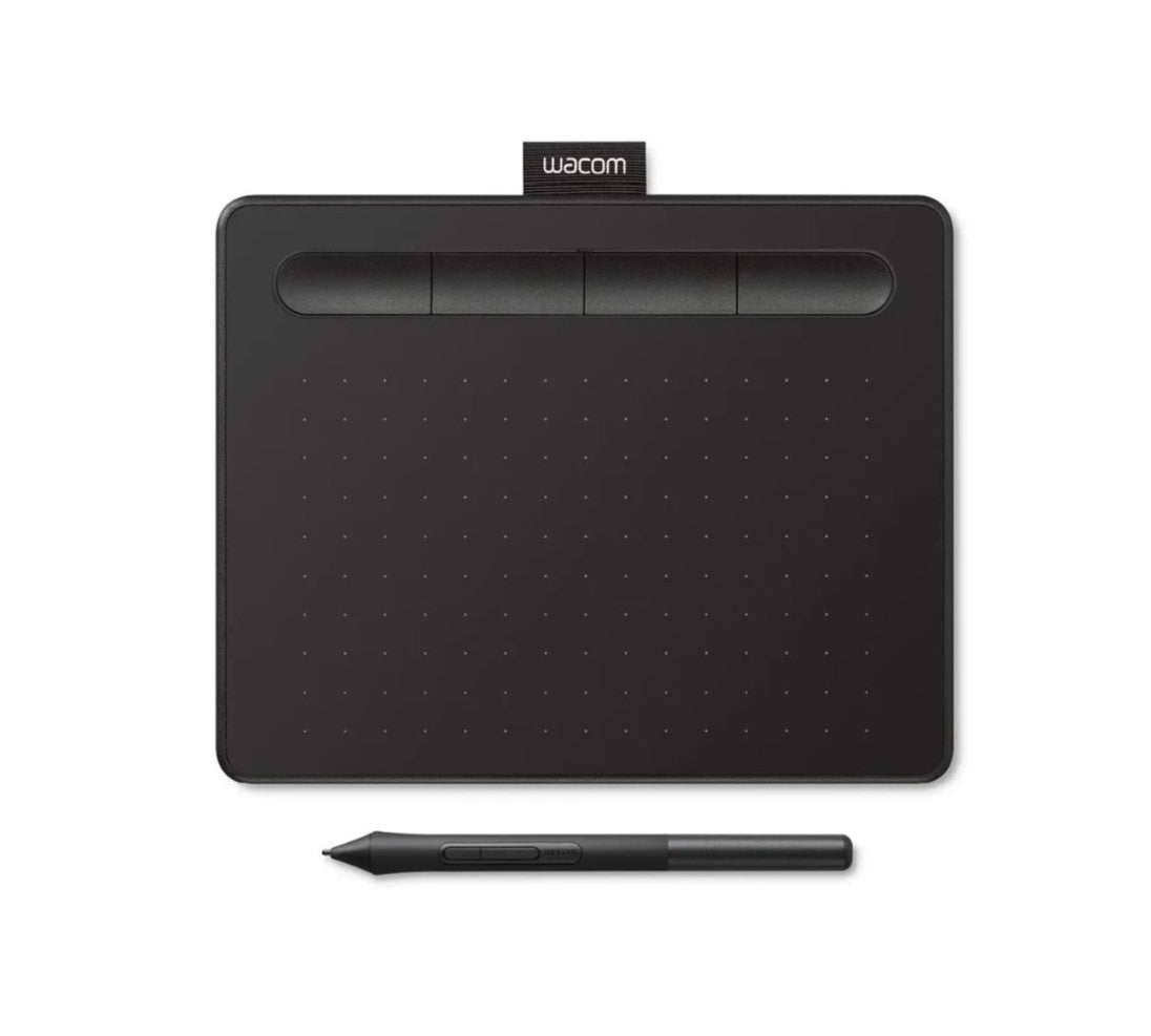 Wacom Intuos Graphics Drawing Tablet Small 7.9"x 6.3" Black CTL4100 w/box