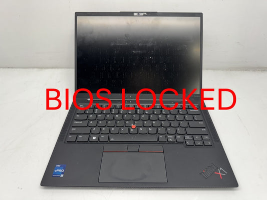 Lenovo ThinkPad X1 Carbon Gen 11 i7-1365U@1.8GHz 16G RAM No SSD Locked*Read*