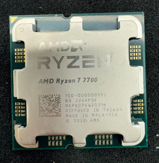 AMD Ryzen 7 7700 CPU Processor (3.8GHz, 8 Cores, 16 Threads, Socket AM5) *READ*