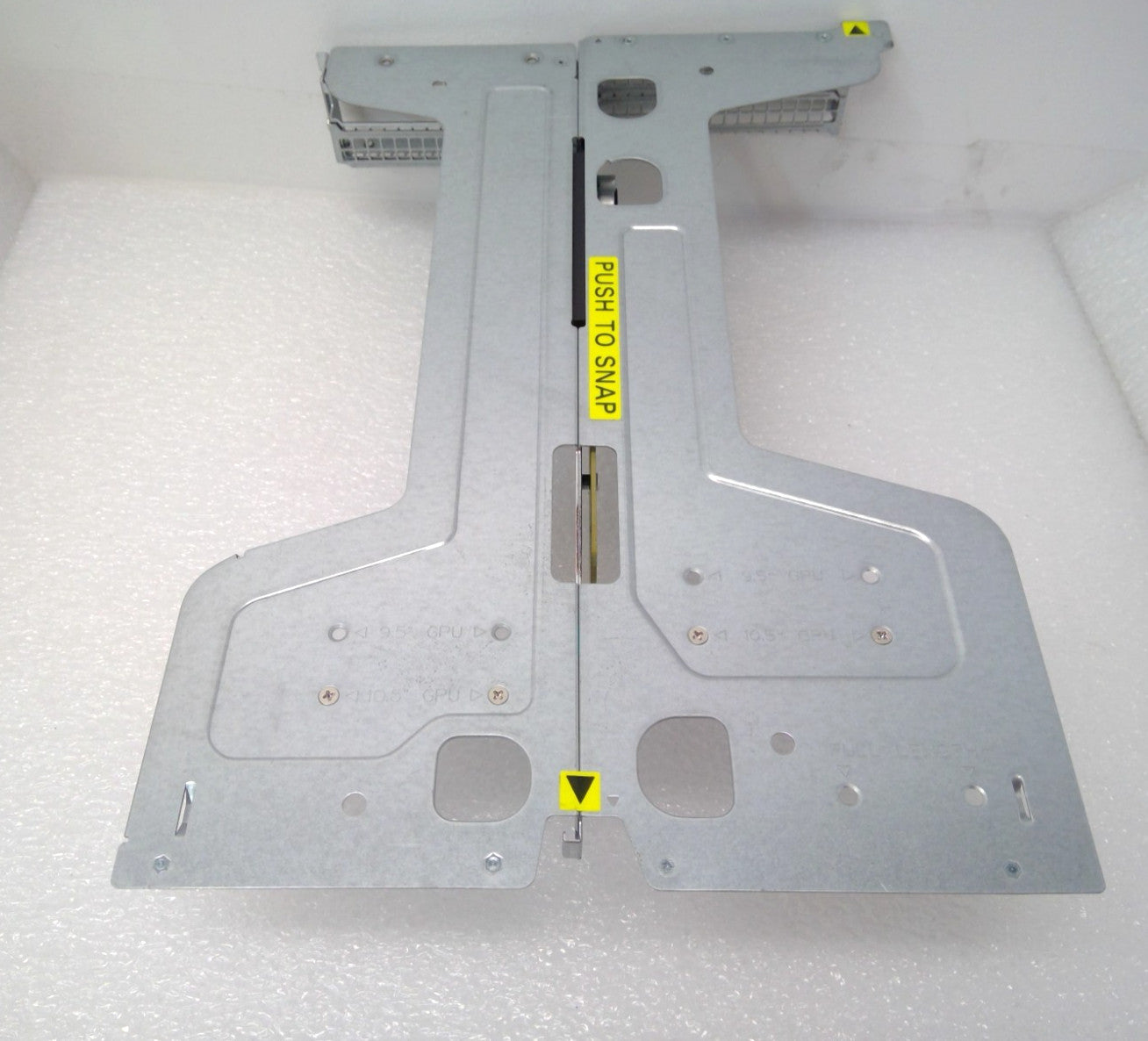 Supermicro Metal GPU Riser Cage Bracket 01-SC82968-XX00T-101 W/ AOC-2UR66 Card