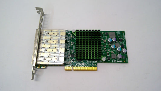 SuperMicro AOC-STG-B4S BCM57840S 4-Port 10GbE REV 1.01 SFP+ Ethernet Adapter H/P