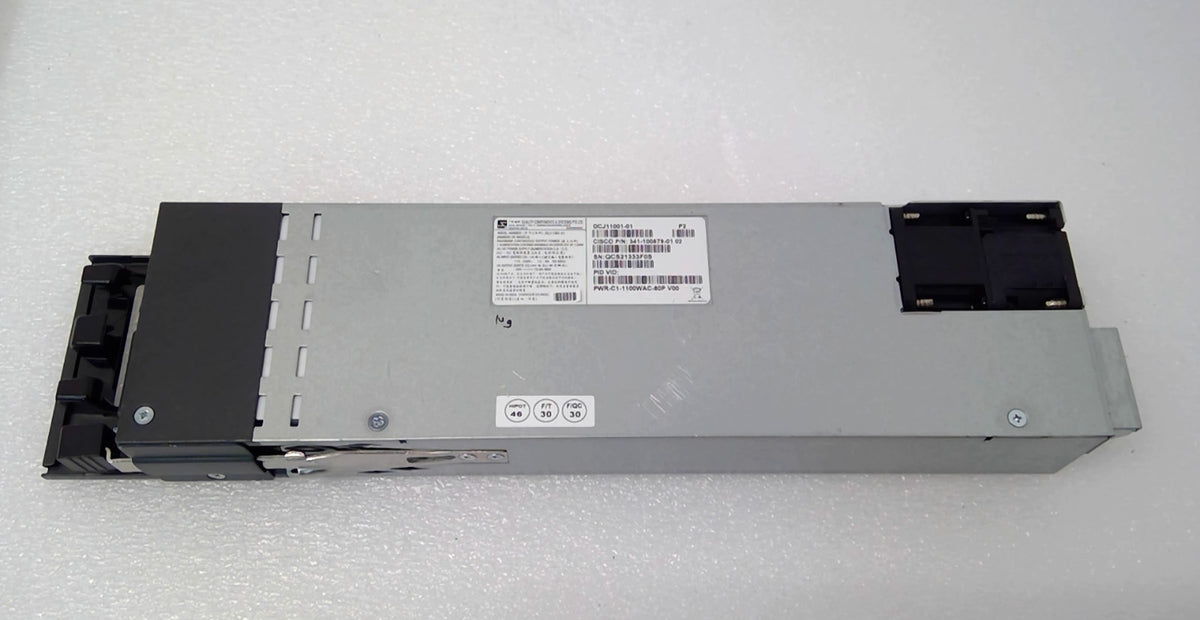 Cisco PWR-C1-1100WAC-80P 1100WAC Power Supply for 3850 C9300 Switch