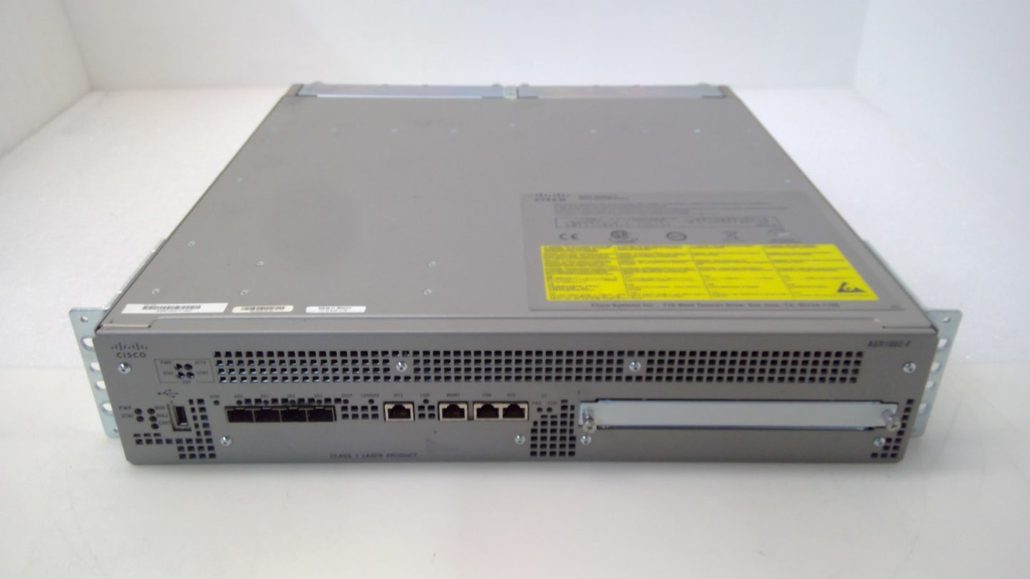 Cisco ASR1002-F with 4x GigE Ports Integrated ESP-2.5 RP1 SIP-10 Dual AC TESTED