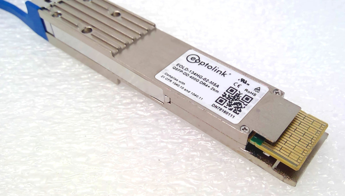 EOPTOLINK EOLD-134HG-02-M5A QSFP-DD MPO 400G DR4+ 2KM Transceiver Module.