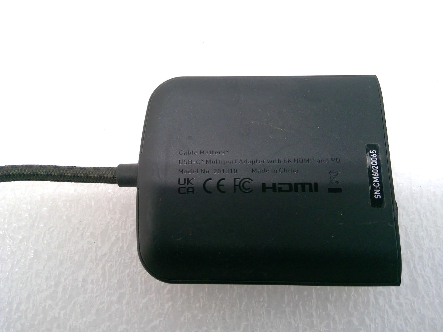 Cable Matters USB C Multiport Adapter HDMI 8K HDMI, 2x USB ,1x Gigabit Ethernet