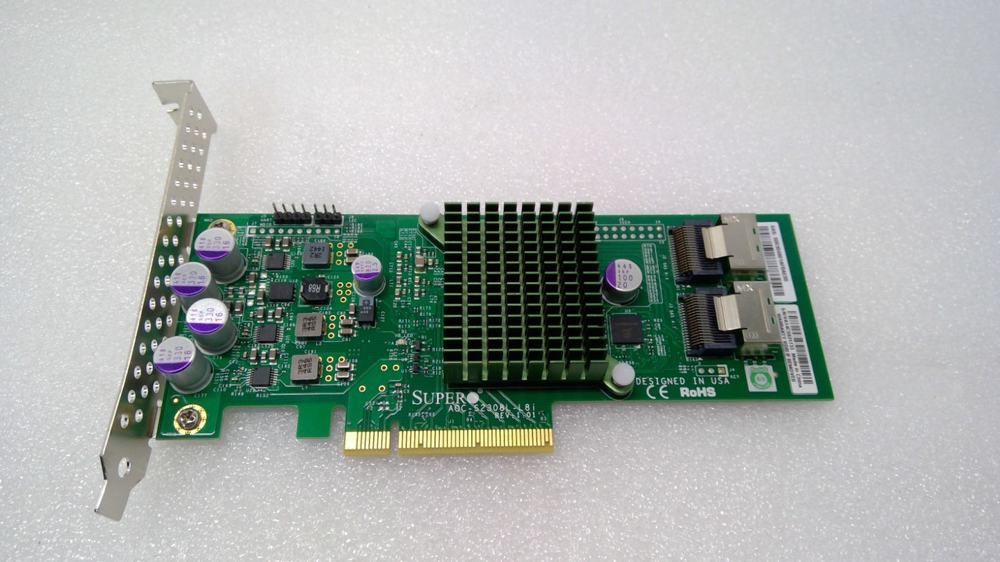 Supermicro AOC-S2308L-L8i SAS/SATA PCIe 3.0 x8 Raid Controller 12Gb/s 8-Port