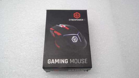 NEW CyberPowerPC Wired Gaming Mouse 4000 DPI OPI 5g Matal Weights LED Light