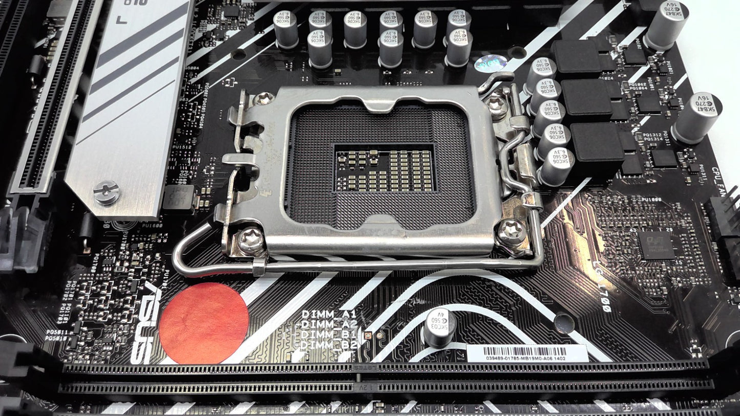Lot of 2 *For Parts* ASUS PRIME B660M-A AC D4 LGA- 1700 Motherboard No WIFI