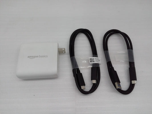 Genuine Amazon Basics B087MFJY22 AC Power Adapter 20V 3.25A 65-100W  USB C Cable