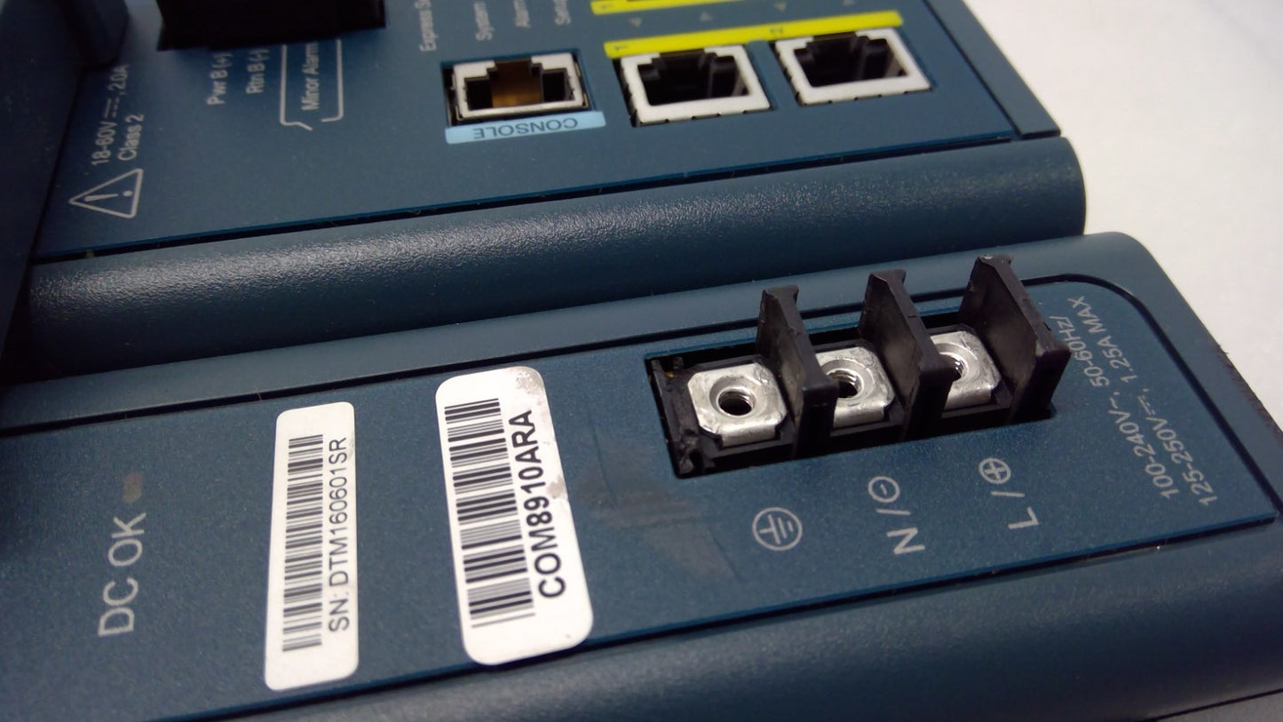 Cisco IE-3000-8TC IE 3000 8Port Industrial Ethernet Switch W/PWR-IE3000-AC*Read*