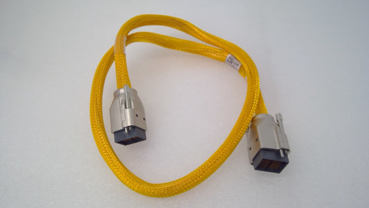 TE Connectivity 2306801-05 40G 16001354-01 Cable assembly Male to Male yellow