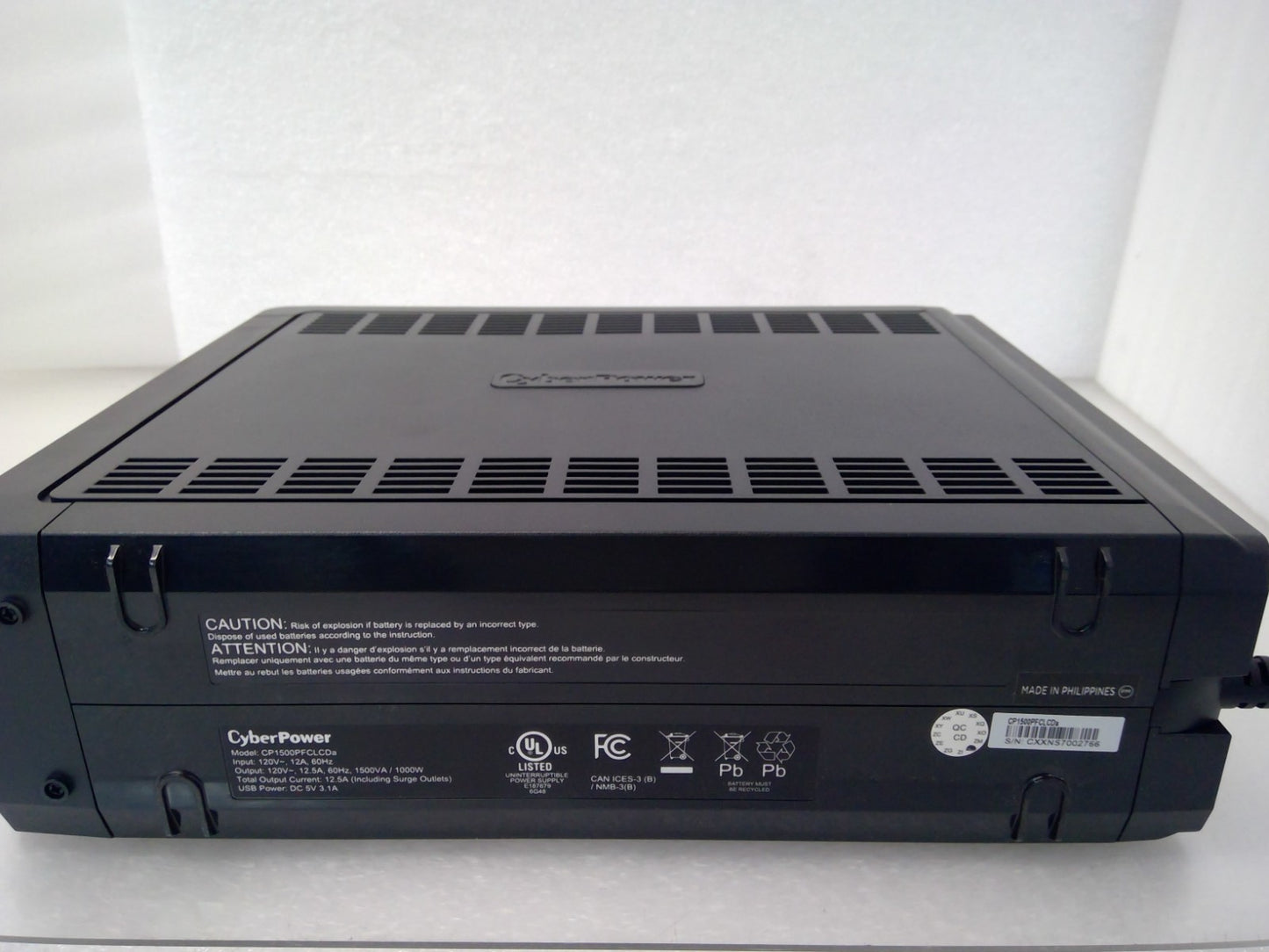 CyberPower UPS 1500VA Power supply CP1500PFCLCDa Pure Sine Wave UPS Power supply