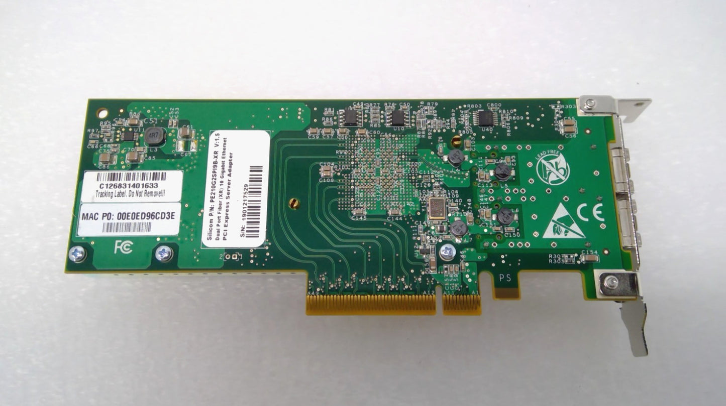 Silicom PE210G2SPI9B-XR Dual-Port 10Gb PCI-E Ethernet Server Adapter Card Low