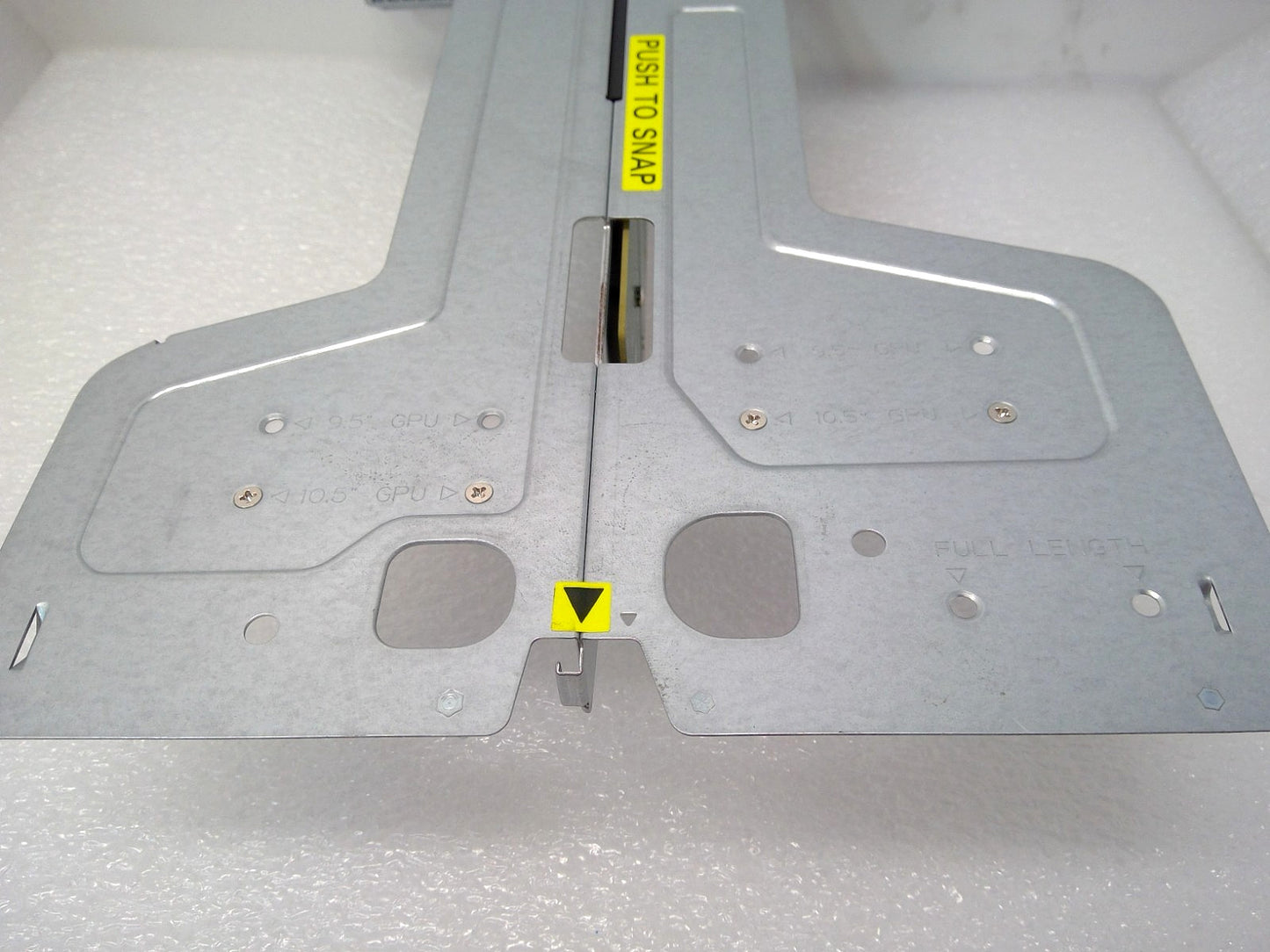 Supermicro Metal GPU Riser Cage Bracket 01-SC82968-XX00T-101 W/ AOC-2UR66 Card