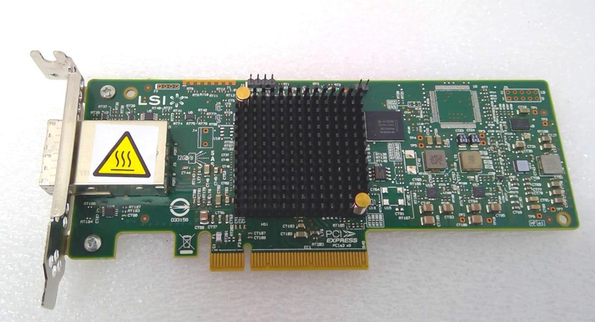 Lenovo N2225 LSI 9300-8e 12Gb Ext SAS HBA Card 00AE914 00AE912 Low Profile
