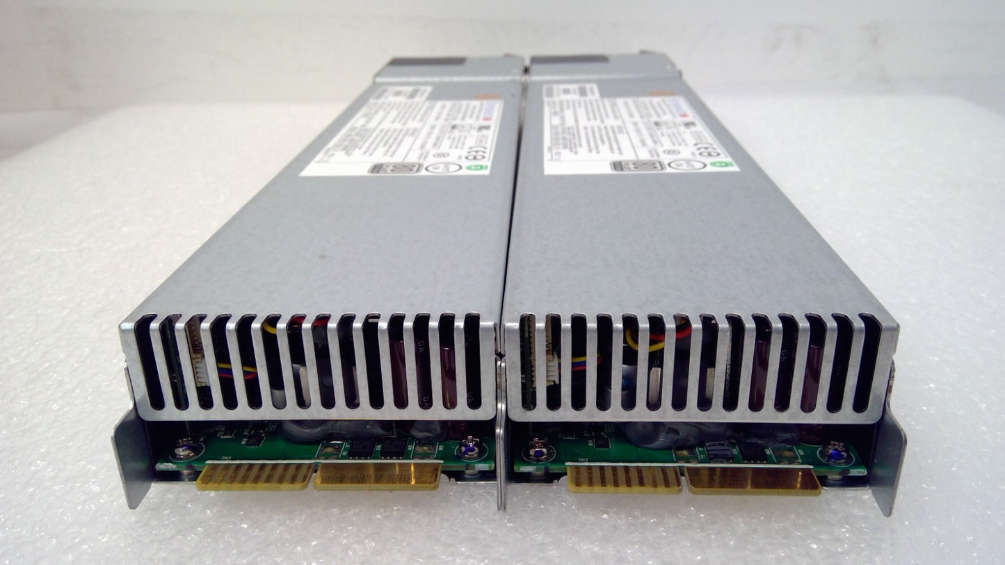 LOT OF 2 SuperMicro PWS-501P-1R 80 Plus Platinum 500W Redundant Power Supply
