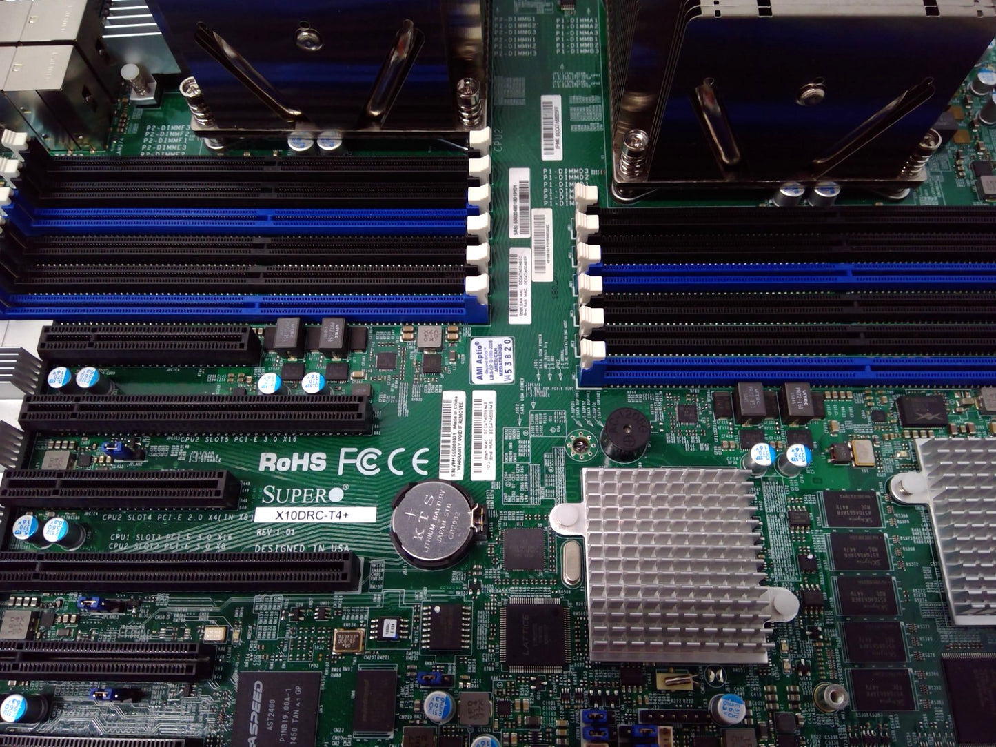 Supermicro X10DRC-T4+ Intel C612 EE.ATX Dual LGA2011-3 10Gb LAN SAS3 Motherboard