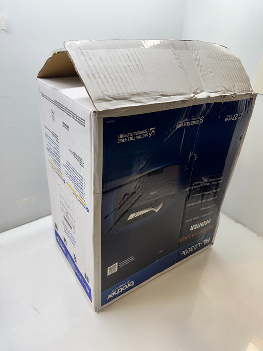 Brother Printer HL-L2300D Monochrome Laser Printer With Toner Open Box