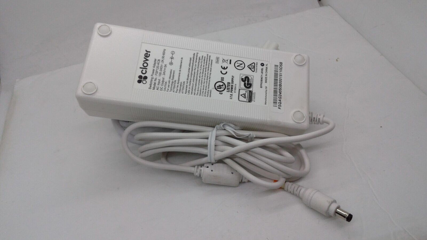 FSP Clover FSP120-ACB Switching Power 24V 5A AC Adapter for POS Systems