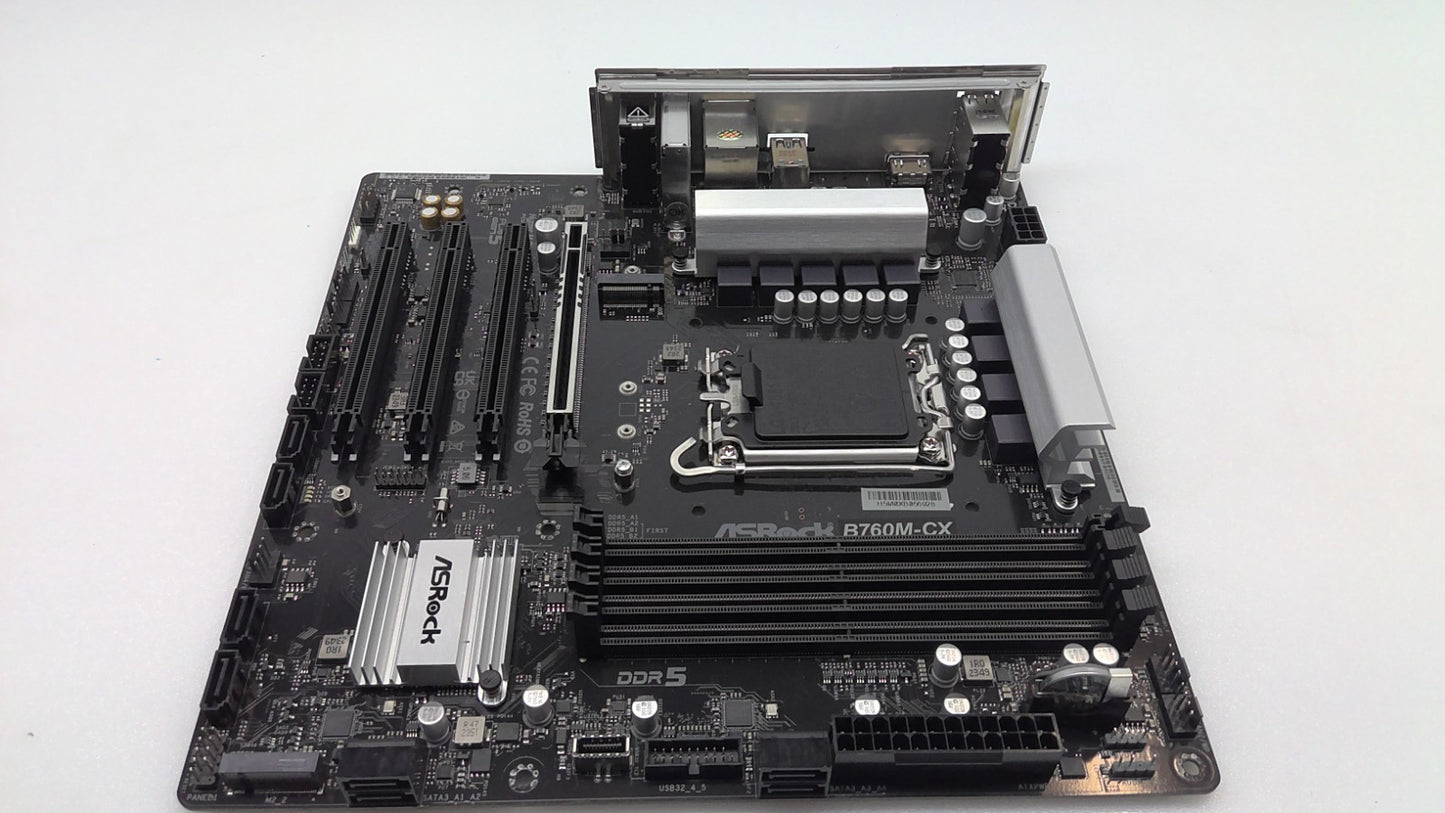 ASRock B760M-CX LGA 1851 micro ATX Intel DDR5 Motherboard