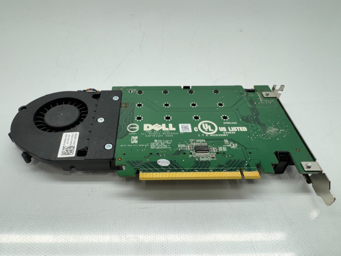 Dell DPWC400 Quad M.2 PCIe Solid State Drive Adapter Card DP/N 080G5N No Cover