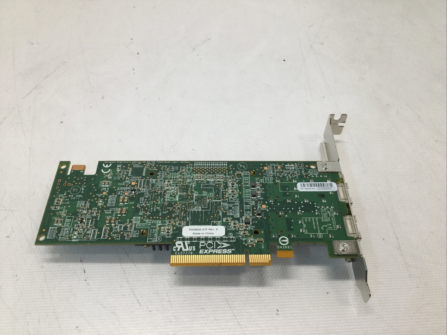 LOT OF 5 HP StoreFabric CN1200E Dual Port 10Gb SFP+ CARD 767078-001