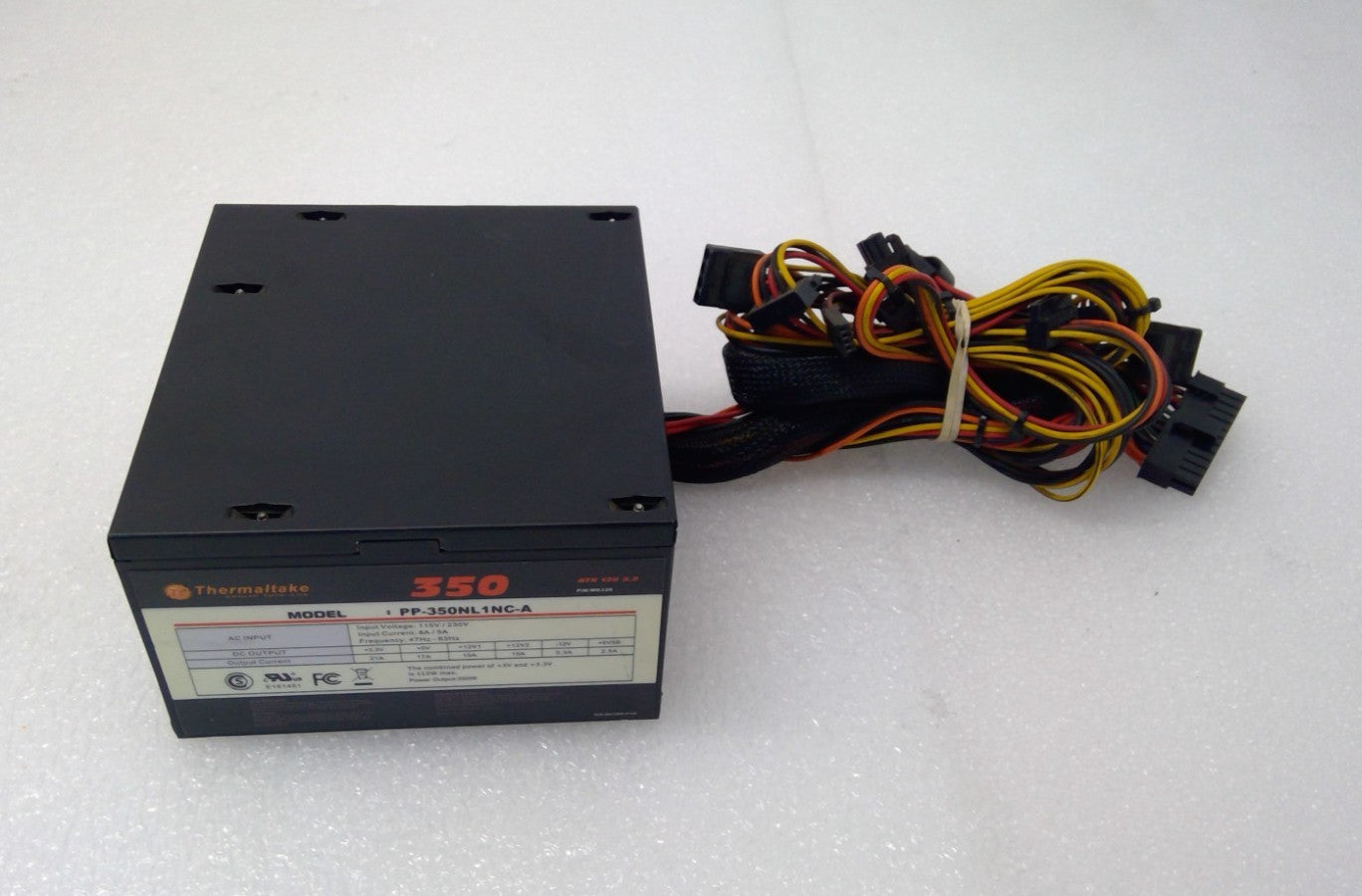 Thermaltake 350 Cool Your Life, Model: PP-350NL1NC-A Desktop power supply