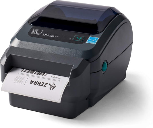 *OPEN BOX* Zebra GX420d Direct Thermal Desktop Printer GX42-202412-000 W/CUTTER