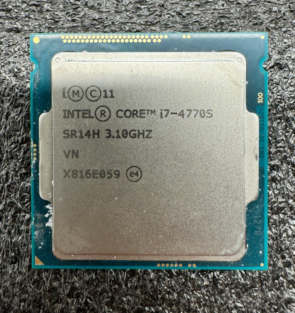 Intel Core i7-4770S SR14H Desktop Processor 3.1 GHz, 4-Core, 8-Thread Tested