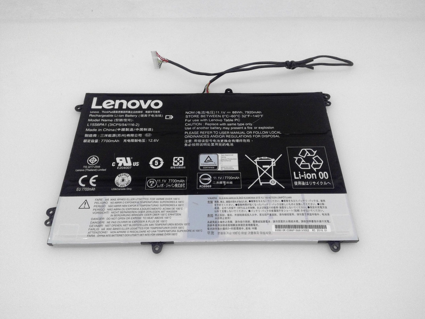 Genuine L15M6PA1 L15S6PA1  11.1V  88Wh Battery for Lenovo Horizon 2 27 Table PC