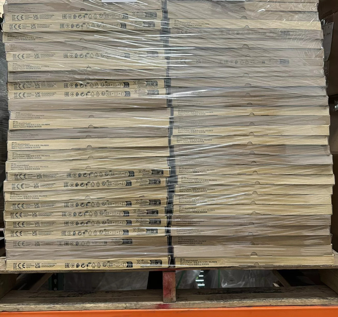 Lot of 500 - New HP 672647-003 KU-1156 Wired Standard USB Desktop Keyboard