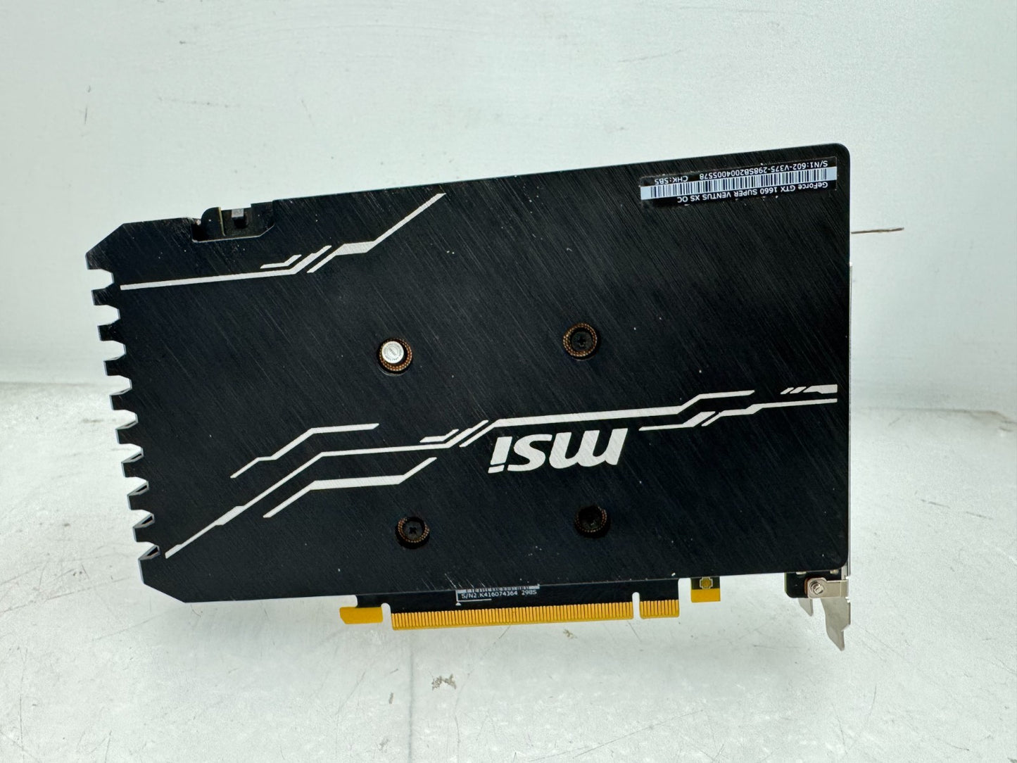 MSI NVIDIA GeForce GTX 1660 Super Ventus XS 6GB OC GDDR6 Graphics Card