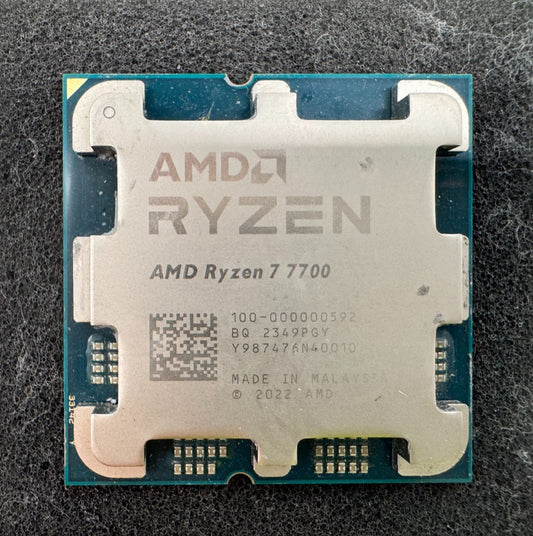 AMD Ryzen 7 7700 Desktop Processor 3.8GHz, 8-Core, 16-Thread Socket AM5 Tested