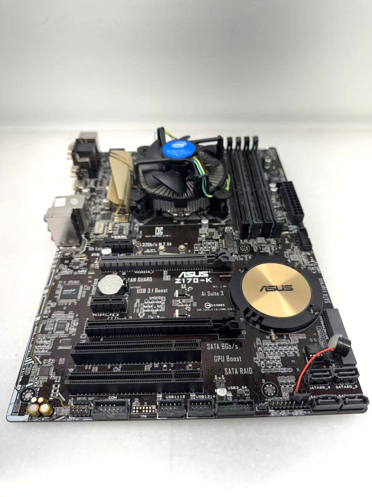 ASUS Z170-K ATX Motherboard +Intel core i7-6700@3.4GHz CPU/FAN