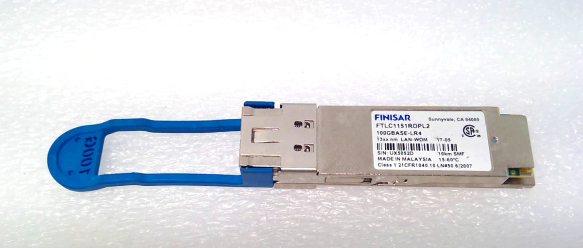 Finisar FTLC1151RDPL2 100GBASE-LR4 QSFP28 LAN-WDM 10KM SMF Transceiver
